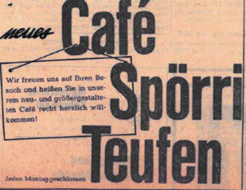 Cafe Spörri